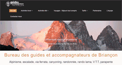 Desktop Screenshot of guides-briancon.com